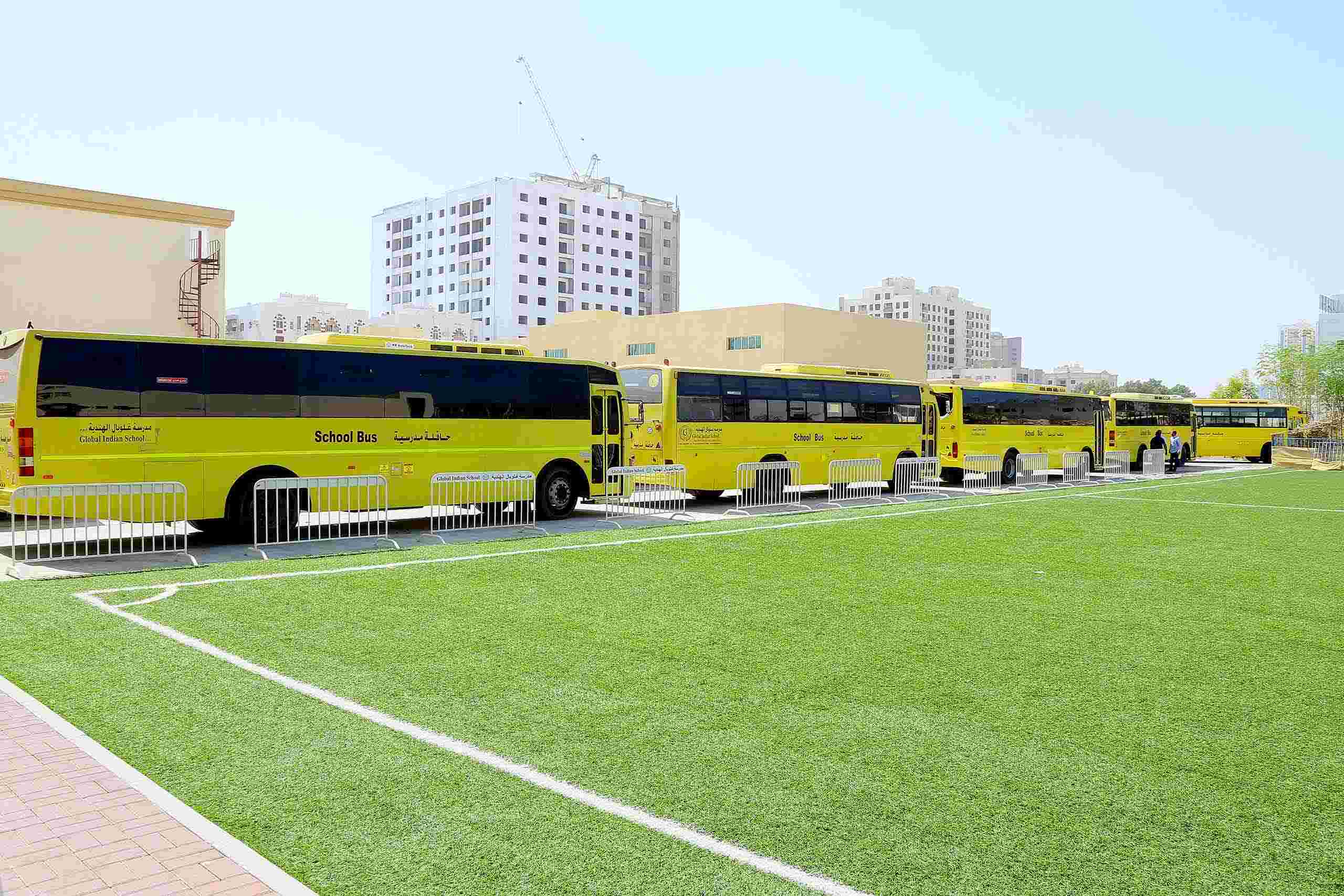 Transport Facilities Global Indian School Ajman